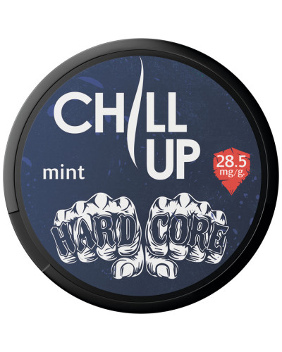 CHILL UP Hardcore Mint 28.5 mg/g – максимальная мятная свежесть и сила 21 шт в банке