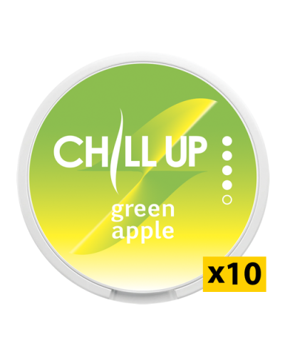 Cнюс CHILL UP Green Apple - свежее и кисло-сладкое зеленое яблоко