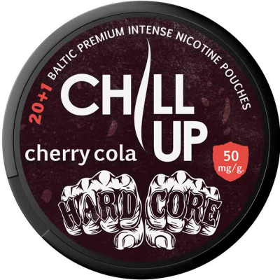 Cнюс CHILL UP Hardcore Cherry Cola 50 mg/g 21 шт в банці