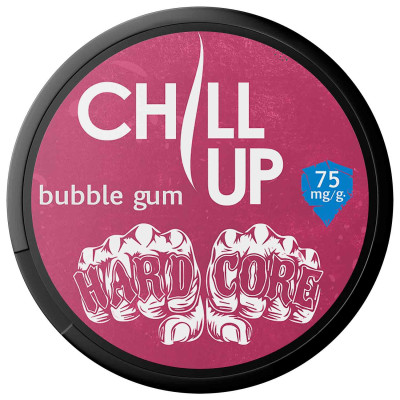 Cнюс CHILL UP Hardcore Bubble Gum 75 mg/g 21 шт в банці