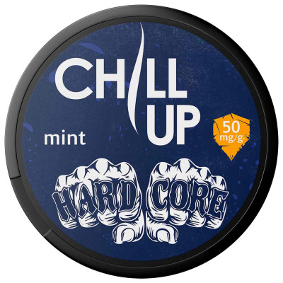 Cнюс CHILL UP Hardcore Mint 50 mg/g 21 шт в банці